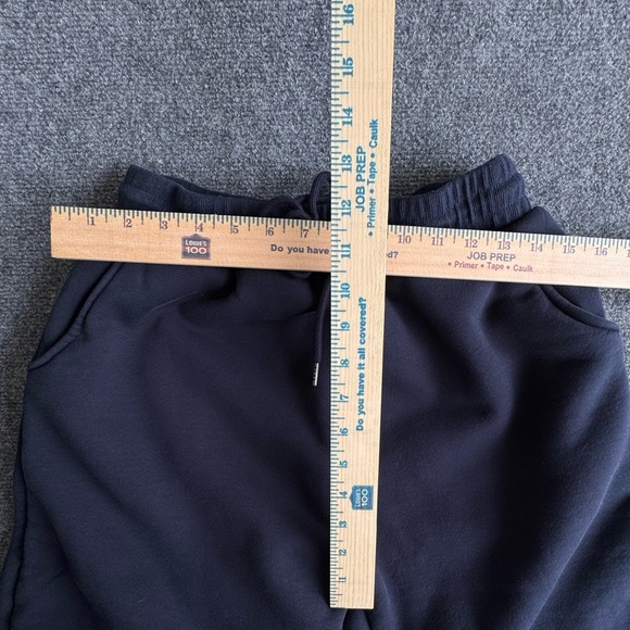 Cozy Black Sherpa Fully Lined Sweatpants Size Large - Picture 3 of 5